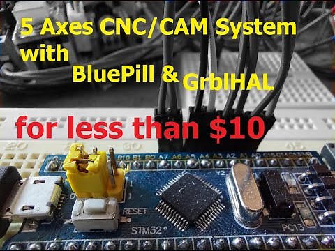 GrblGru: 5 axes CNC with cheap BluePill and GrblHAL