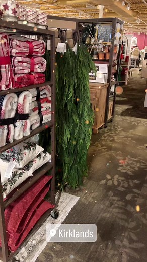 PSA: The natural touch Norfolk pine garland has been replenished at the Bel Air, MD location. Grab yours before they’re gone! #christmasdecor #kirklandshome #kirklandsfinds