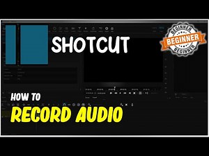 Shotcut How To Record Audio