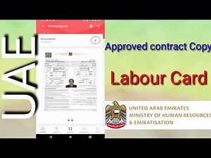 How to Get a Labour Card and Approved Labour Contract Copy in UAE