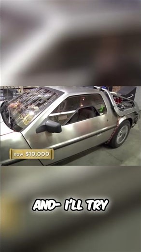 Is This DeLorean Time Machine Worth A Fortune?! #shorts