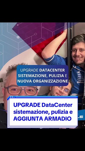 ⚙️ UPGRADE DATACENTER TV ⚙️ 🛠️ Oggi con Stefano, Davide e Lorenzo andiamo a smontare, pulire, riassemblare e riorganizzare un armadio di rete di produzione #TV, aggiungendo un secondo armadio in modo da avere un sistema di “Emissione Primaria” ed un sistema di “Emissione Secondaria” in moda da avere una sorta di #Alta #Affidabilità nei sistemi di trasmissione televisiva❗️ Nei sistemi abbiamo: #Workstation di Produzione, #NAS #QNAP di storage, network #UBIQUITI a #10Gbps e #Firewall #NETHESIS pe