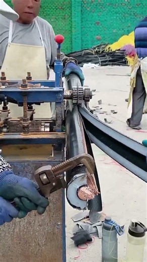 The process of extracting pure copper from large industrial power wires