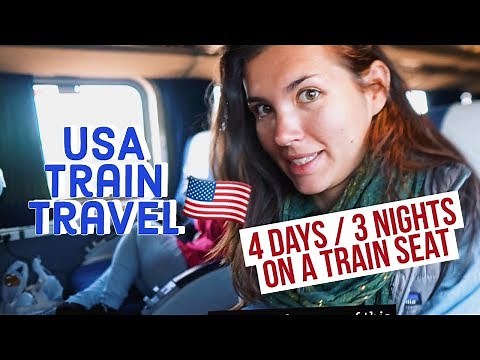 How to Survive 3 Nights in a SEAT on U.S. TRAINS, Solo | Amtrak California Zephyr