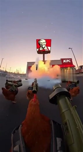 Chicken at War with KFC 🍗🐔🔥 | The Ultimate Revenge