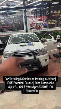 Car Detailing Training