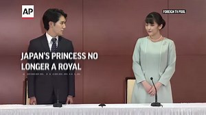 Japan's princess no longer a royal after wedding