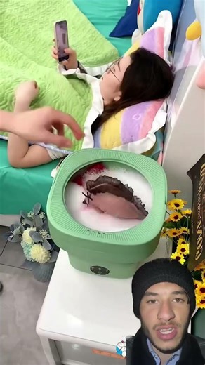 Homeless small washing machine #washer #Washing #Machine #WashingMachine #Cloth #funny #washoff