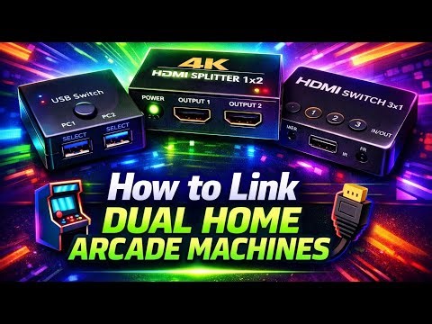 Home Arcade - How to link dual arcade machines
