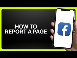 How To Report a Page on Facebook 2025! Tutorial