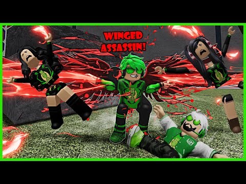 Aku Bertarung Pakai Jurus Assassin Bersayap Untuk Kalahkan Mereka - Roblox Heroes Battlegrounds
