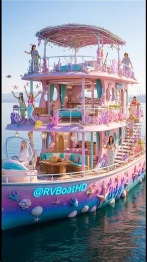 Luxury Mini RV Boat With Full Glass Panorama Cabin