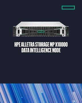 HPE Alletra Storage MP X10000 Data Intelligence Node