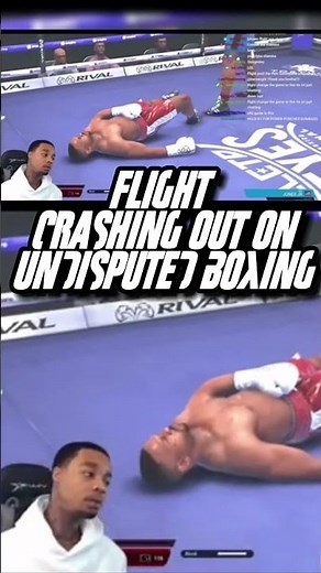 FlightReacts Crashes Out on Undisputed Boxing After Brutal Knockout 😵🥊 #flightreacts