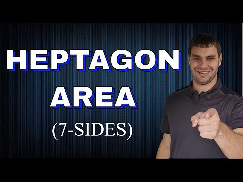 Area of Heptagon - 7 Sides - Regular Polygon