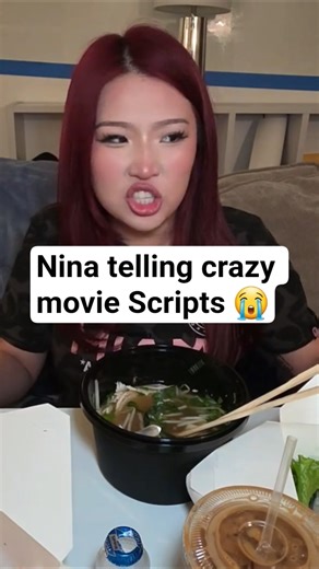 Nina telling crazy movie scripts 😭 #nina #ninalin