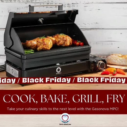 🚨 Black Friday Alert! 🚨 The Gasonova MPC is now available at huge discounts! Perfect for bringing versatility to your kitchen, this powerhouse is ready to elevate every meal. Don’t miss out — grab yours today and make cooking a breeze! 🍲💸 #BlackFridaySavings #GasonovaMPC #Cook4Life #SavourTheMoment #EasyHomemadeMeals #CreativeCooking #NourishTogether #InTheKitchen #JoyfulBites #DelightfulDishes #EffortlessMeals #CulinaryCreations #HomeGourmet #PerfectlyTasty #SimpleAndDelicious #FamilyFavour