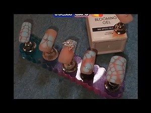 Blooming gel nail art tutorial for beginners 🥰