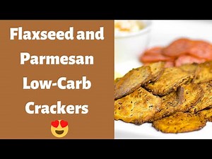 Low-Carb Crackers "Flaxseed and Parmesan" | EASY Step by Step |