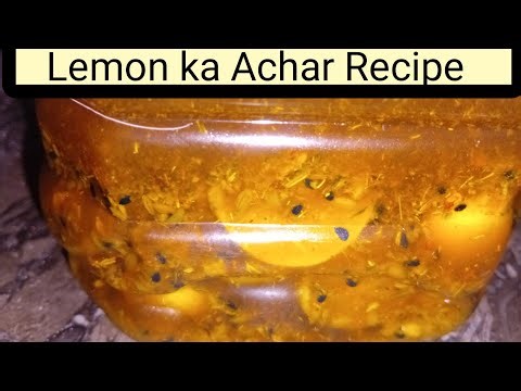 Lemon ka Achar Recipe