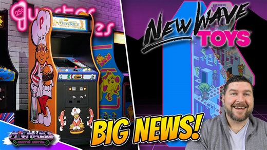 Quarter Arcades Burger Time Out Now + New Wave Toys SDCC Teaser!