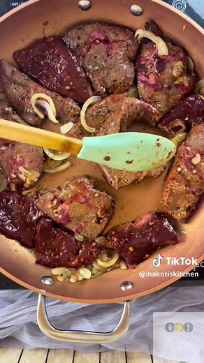𝙊𝙓 𝙇𝙄𝙑𝙀𝙍. Quick and easy ox liver recipe. #makotiskitchen #tiktokfoodies #vendatiktok #oxliverrecipe #dinnerideas