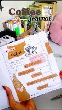 Coffee theme journal ചെയ്യാം Guyss 😁🙌🏻#nazrin #malayalam #journal #shorts