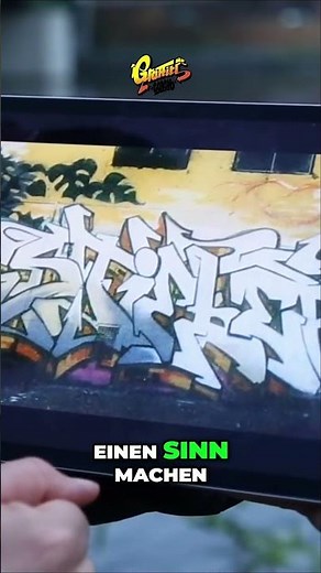 Graffiti - Buchstaben mit sinnvollen Pfeilelementen - Der klassische New York Style #graffiti #art