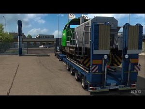 Euro Truck Simulator 2 - Locomotive - Heavy Cargo Gameplay (PC HD) [1080p60FPS]