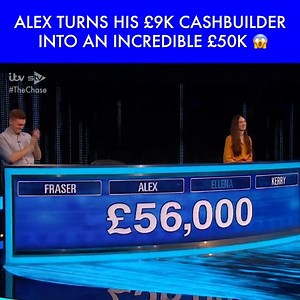 It's always a risk to go high, but Alex was confident enough in his general knowledge to try for £50,000... And it certainly paid off! 😲💷 But can he actually take that money home? 🧐 #TheChase | The Chase