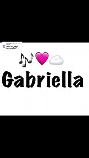 Replying to @🎶☁️Gabriella☁️🎶 Ty for commenting❤️ don’t forget to follow 🫶🏻 #foryou #fyp #foryoupage #procreate #nameart #procreatetutorial