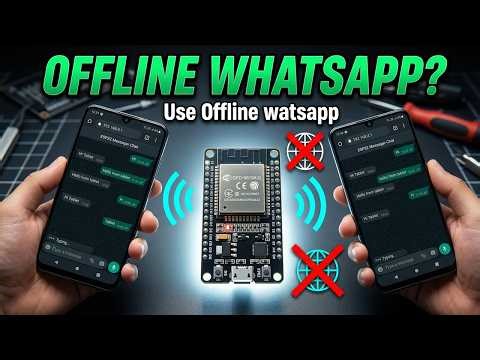 ESP32 Chat System - Full Real-Time Messaging Locally #arduino #esp32project #whatsappclone #diy #rpi