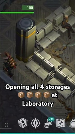 Opening all 4 normal and hard mode storage boxes in laboratory LDOE