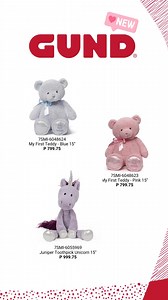 Start the year with warm cuddles from GUND! 笠 Get these NEW Gund...