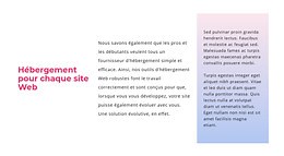 Texte avec dégradé - Modèle HTML par Nicepage