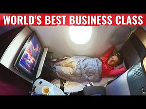 QATAR AIRWAYS Qsuite on the WORLD's First Airbus A350-1000 Flight