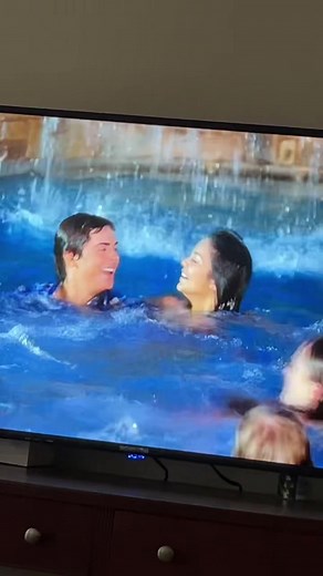Gabriella Fights for Her Life in the High School Musical 2 Pool Scene