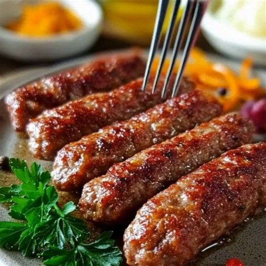 Cevapcici selber machen – das Original Rezept Zutaten: 1 Knoblauchzehe 2 Stiele Petersilie 500 g gemischtes Hackfleisch 1 Ei 1 TL Edelsüß-Paprika 1 TL getrockneter Majoran Salz, Pfeffer Olivenöl Zubereitung: Knoblauch schälen, fein hacken. Petersilie waschen, fein hacken. Beides mit dem Hackfleisch verkneten. Ei aufschlagen und unter die Hackmasse heben. Mit Paprika, Majoran, Salz und Pfeffer würzen. | Genussvoll Kochen