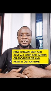 2.7K views · 21 reactions | How to scan all your documents, sign them, save it in your email and print it anytime #viralvideoシfyp #realvideo #Document | Mfonobong Ndarake Edet | Facebook