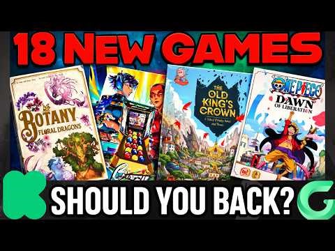 18 NEW GAMES! March's Latest NEW Crowdfunding Games To KNOW!