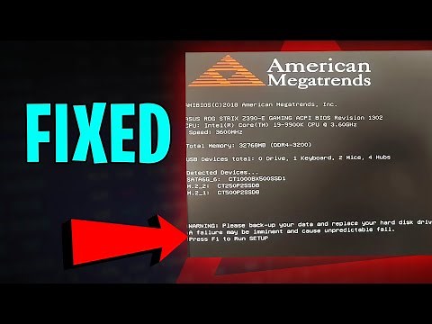 How to Fix Warning “Please Backup Your Data and Replace Hard Disk Drive” (2025)
