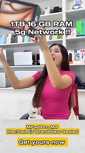 MPad Pro M4 MacPad Air Brand New Sealed 1TB 16GB 5G network 12 Months Warranty With Magic Keyboard With Mouse Charger Get yours now kabayan!! | Kabayan Deals UAE