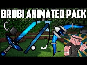 Minecraft PvP Texture Pack - Brobi Animated Custom Edit (Amazing Swords) 1.7-1.8 PvP Resource Pack