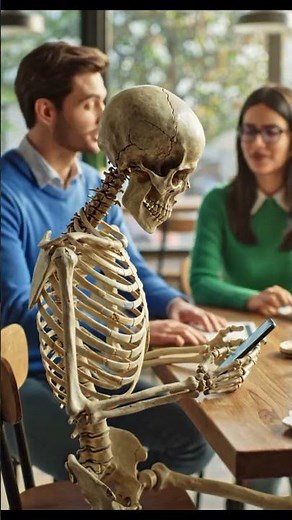 Skeleton Explains Mobile Addiction ☠️📱 | Shocking Truth #shorts#youtubeshorts
