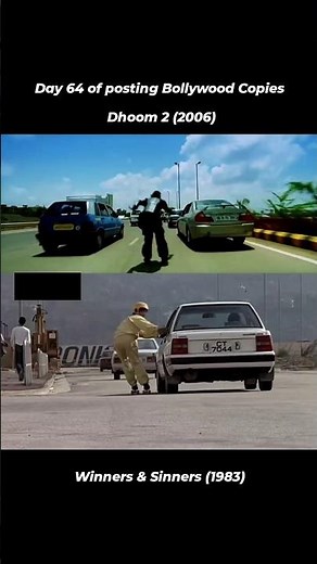 When Dhoom 2 copied scenes from Hollywood movie #shorts #hrithikroshan #movie