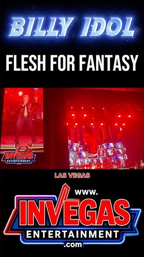 Billy Idol - Flesh For Fantasy | LIVE at Fontainebleau Las Vegas 🎸