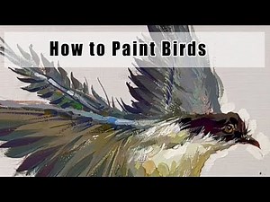 Gouache Painting: How to Paint Birds