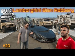 GTA V 🔥 - Epic Car Robbery at Military Base | GTA 5 Ep 20 Hindi Gameplay