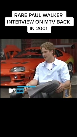 Rare Paul Walker Interview on MTV - 2001 Throwback