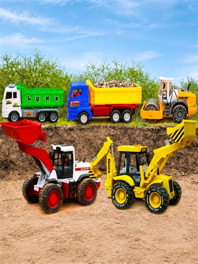 DIY Mini Tractor Builds Animal Shelter — Brick & Wood Project